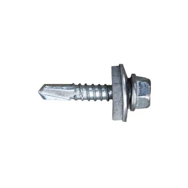 Schraubenkasten CELO 7301 Verzinkt Ø 6,3 x 63 mm Mit Unterlegscheibe Sechseckig Bohrer (250 Stück)