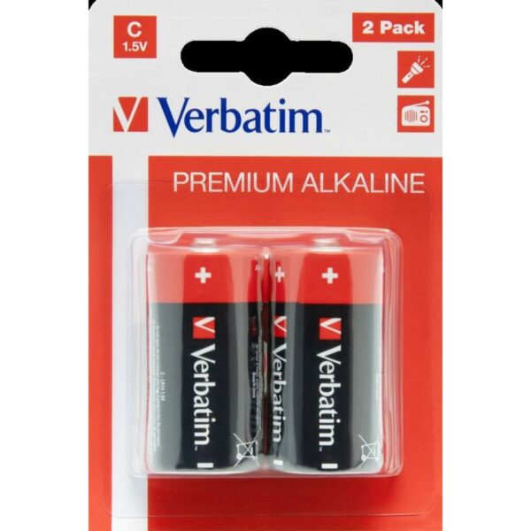 Alkali-Mangan-Batterie Verbatim LR14 1,5 V (10 Stück) – Bild 2