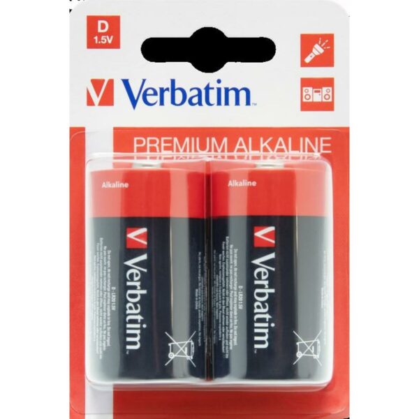 Alkali-Mangan-Batterie Verbatim LR20 1,5 V (10 Stück) – Bild 2