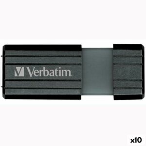 USB Pendrive Verbatim Store’n’Go PinStripe Schwarz 16 GB