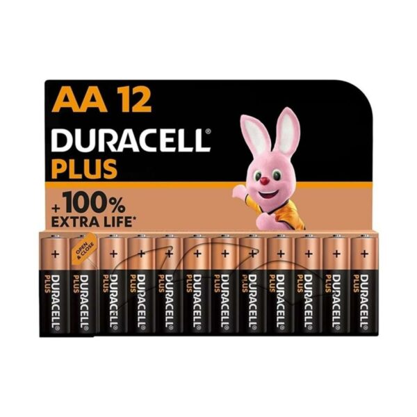 Alkali-Mangan-Batterie DURACELL Plus 1,5 V LR06 (12 Stück) – Bild 2