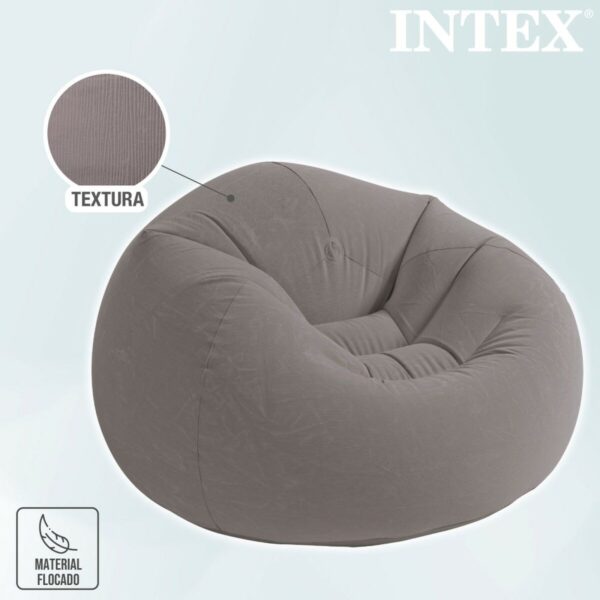Aufblasbarer Sessel Intex Grau 107 x 69 x 104 cm 114 x 71 x 114 cm (6 Stück) – Bild 3