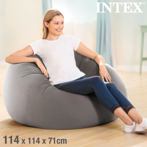 Aufblasbarer Sessel Intex Grau 107 x 69 x 104 cm 114 x 71 x 114 cm (6 Stück) – Bild 4