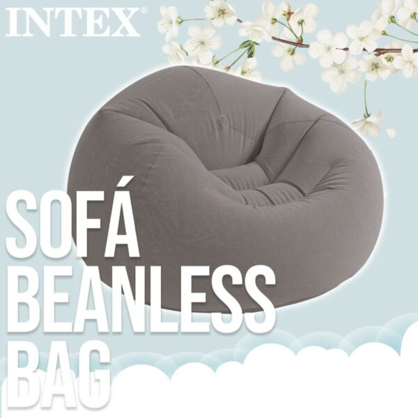 Aufblasbarer Sessel Intex Grau 107 x 69 x 104 cm 114 x 71 x 114 cm (6 Stück) – Bild 6
