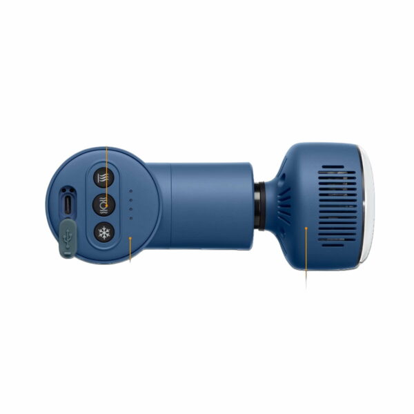 Muskel-Massagepistole mit Wärme und Kälte Medisana MG 600 Blau Schwarz – Bild 4