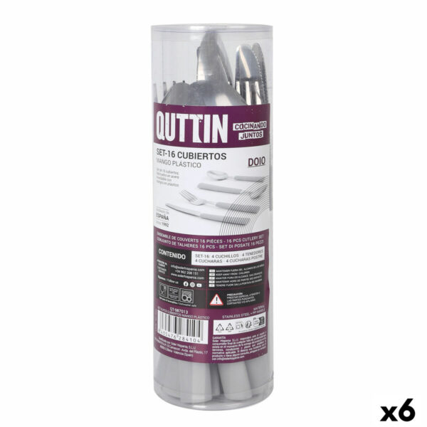 Besteck Quttin DOIO Kunststoff 16 Stücke 17 Stücke (6 Stück)