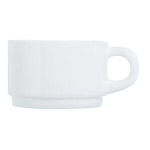 Tassensatz Luminarc Apilable Weiß 280 ml Stapelbar (6 Stück)