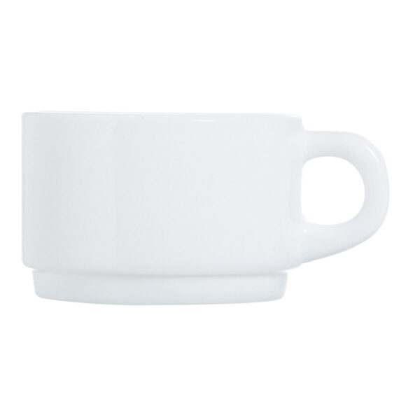 Tassensatz Luminarc Apilable Weiß 280 ml Stapelbar (6 Stück)