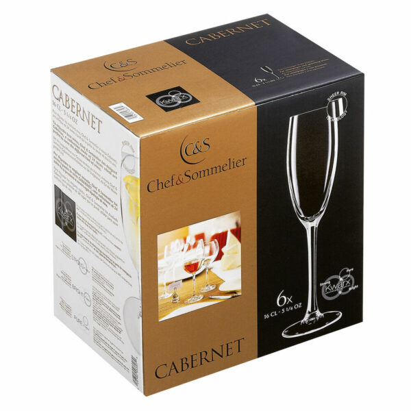 Champagnerglas Chef&Sommelier Cabernet Durchsichtig Glas 6 Stück (16 cl) – Bild 2