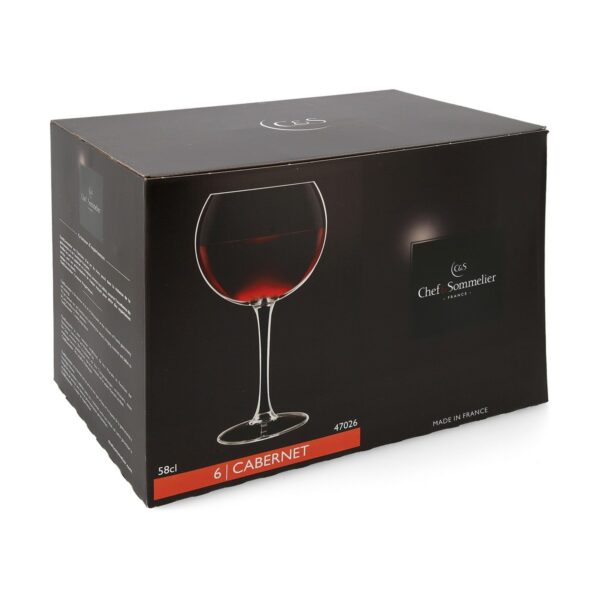 Weinglas Chef & Sommelier Cabernet 6 Unidades 580 ml 6 Stücke (58 cl) – Bild 6