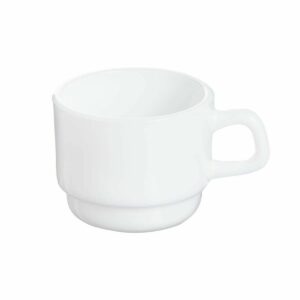 Satz von Kaffeetassen Arcoroc Restaurant Weiß Glas 80 ml (12 Stück)