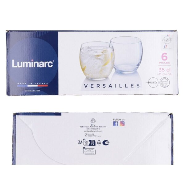 Gläserset Luminarc Gorbea Durchsichtig Glas 6 Stücke (18 pcs) – Bild 3
