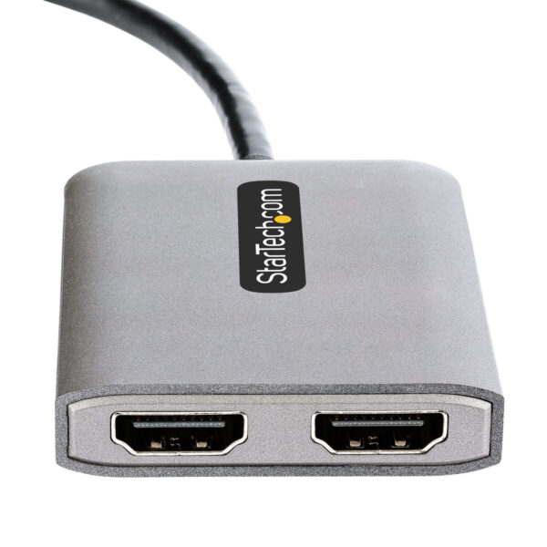 DisplayPort-zu-HDMI-Adapter Startech MST14DP122HD Grau 4K Schwarz Schwarz/Grau – Bild 3