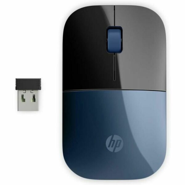 Schnurlose Mouse HP Z3700 Blau Schwarz Schwarzweiß