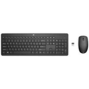 Tastatur mit Maus HP 18H24AA#ABE Schwarz QWERTY Qwerty US