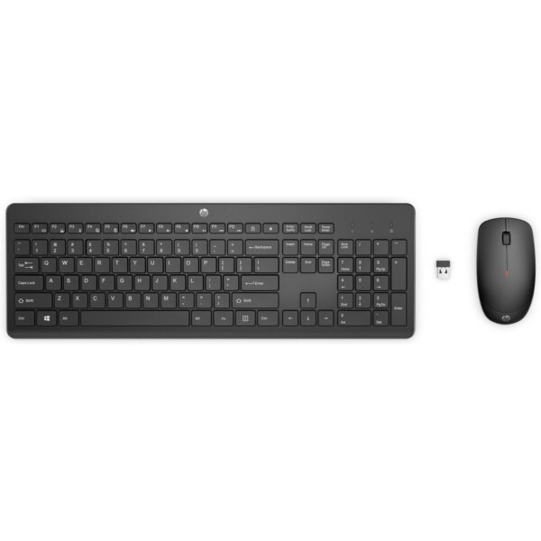 Tastatur mit Maus HP 18H24AA#ABE Schwarz QWERTY Qwerty US