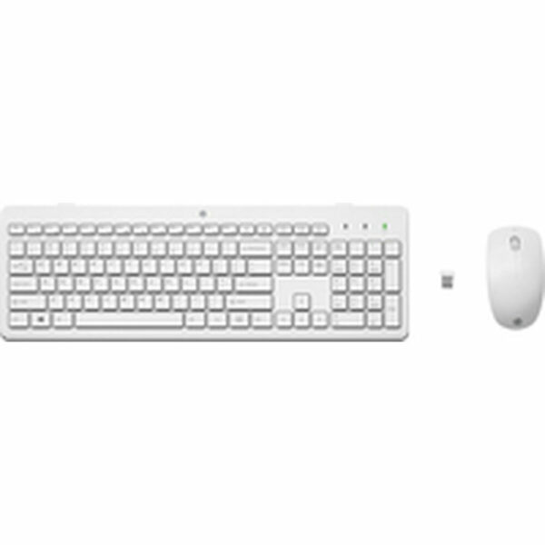 Tastatur HP C2710 Qwerty Spanisch Schwarz Weiß QWERTY