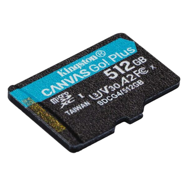 Mikro SD Speicherkarte mit Adapter Kingston SDCG4/512GBSP 512 GB – Bild 2