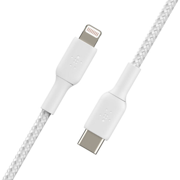 USB-C auf Lightning Verbindungskabel Belkin CAA004BT1MWH Weiß 1 m – Bild 2