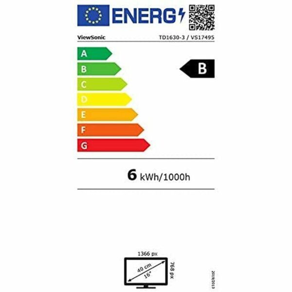 Monitor ViewSonic TD1630-3 LED 15,6" Taktil HD LCD 16" – Bild 2