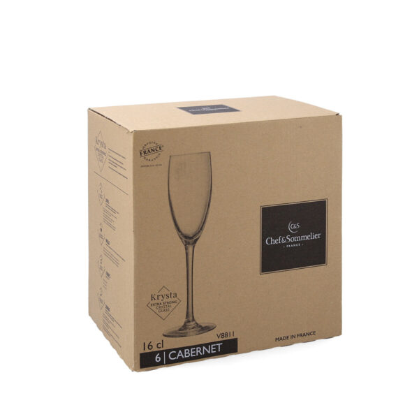 Gläsersatz Chef&Sommelier Cabernet Tulip Eco Durchsichtig Glas 160 ml (6 Stück) – Bild 3
