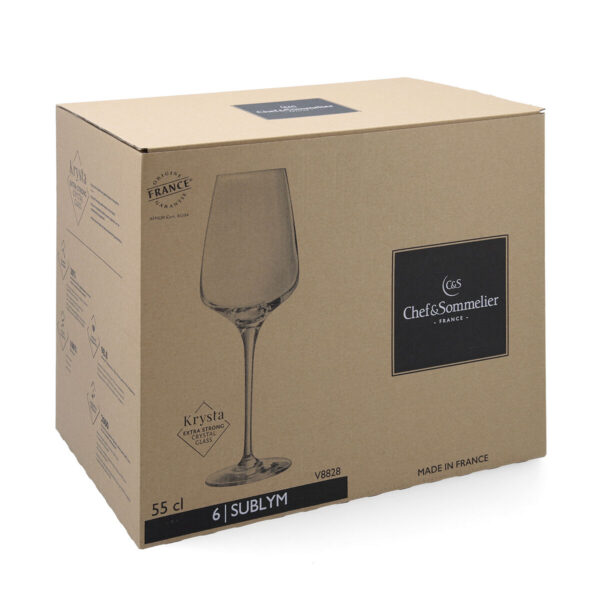 Gläsersatz Chef&Sommelier Sublym Eco Durchsichtig Glas 550 ml (6 Stück) – Bild 4