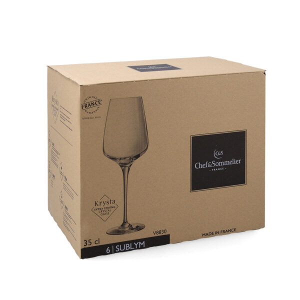 Gläsersatz Chef&Sommelier Sublym Eco Durchsichtig Glas 350 ml (6 Stück) – Bild 2