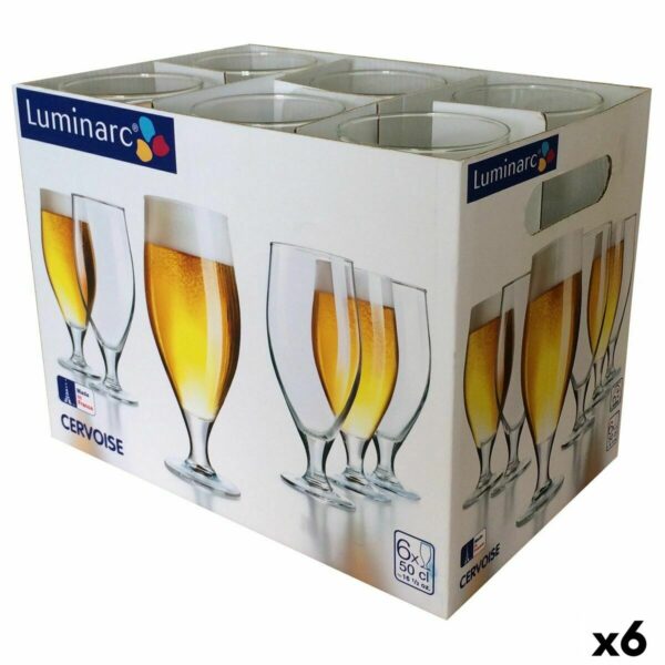 Bierglas Luminarc Spirit Bar Durchsichtig Glas 500 ml 6 Stück (Pack 6x) – Bild 2