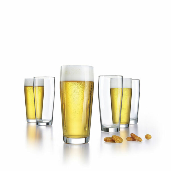 Bierglas Luminarc World Beer Durchsichtig Glas 480 ml 6 Stück (Pack 6x) – Bild 3