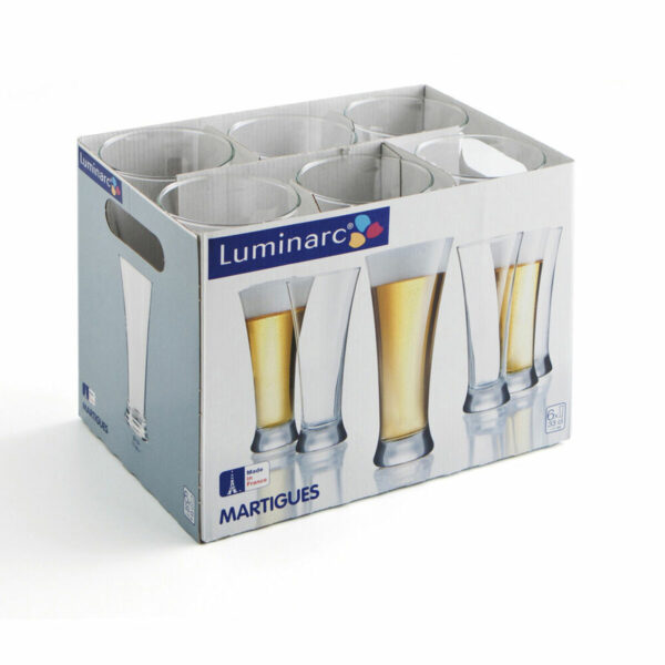 Trinkglas Luminarc Martigues Durchsichtig Glas 330 ml (6 Stück) – Bild 3