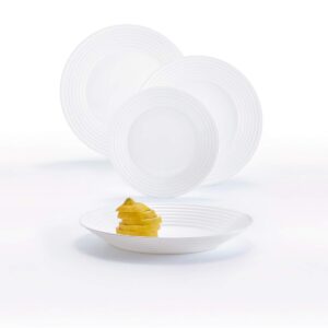 Geschirr-Set Luminarc 1700 Weiß Glas 18 Stücke