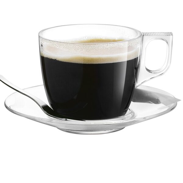 Geschirr-Set Arcoroc Aroma Glas 14 cm Kaffee 6 Stücke – Bild 4