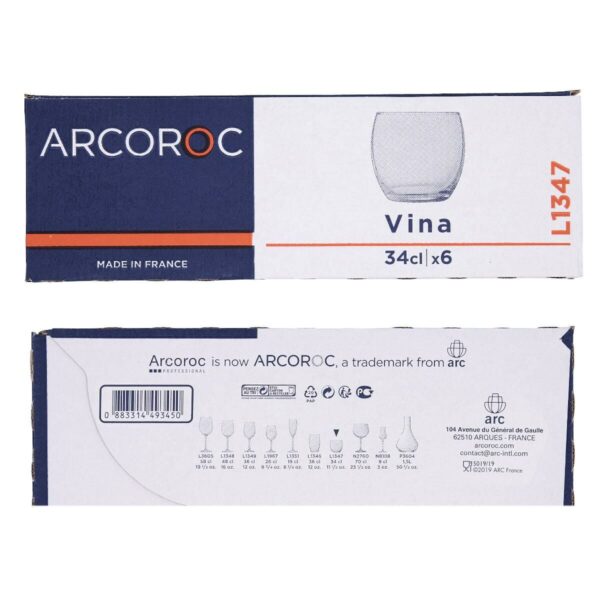 Gläserset Arcoroc Broadway Durchsichtig Glas 50 ml (6 Stück) – Bild 2