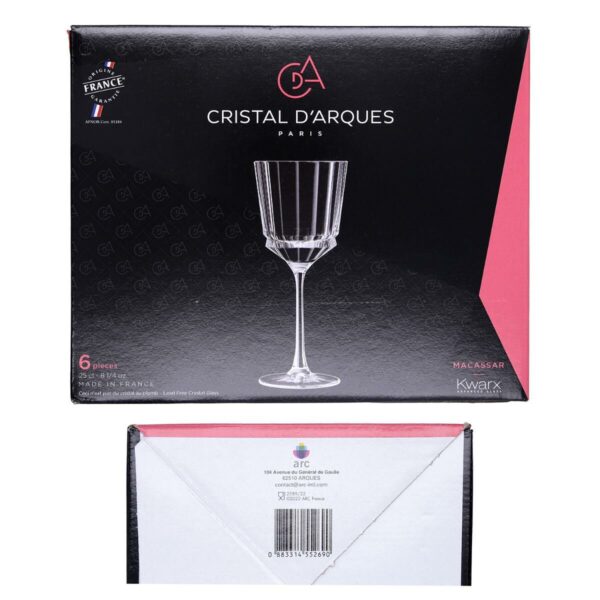 Weinglas-Set CDA Rendez-vous Durchsichtig Glas 350 ml 6 Stücke – Bild 3