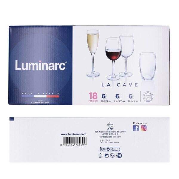 Glaswaren-Set Luminarc La Cave (18 Stücke) – Bild 6