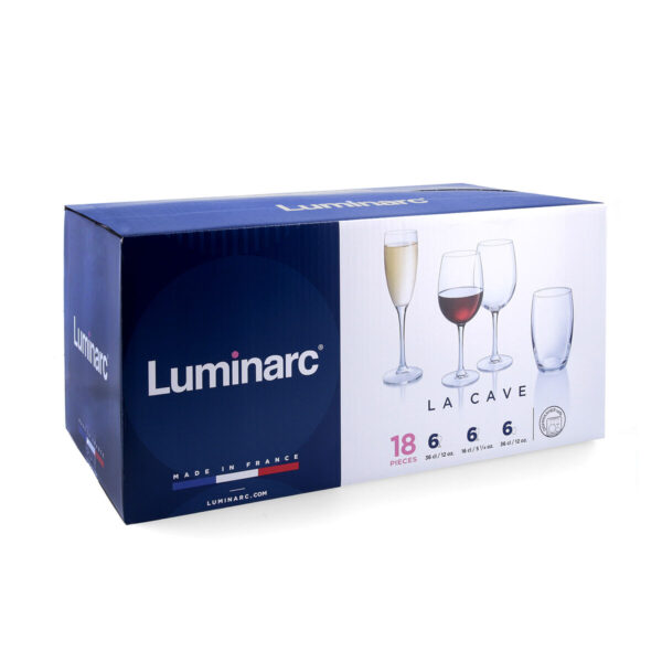Glaswaren-Set Luminarc La Cave (18 Stücke) – Bild 5