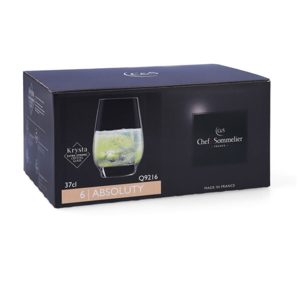Gläserset Chef & Sommelier Absoluty Durchsichtig Glas 370 ml 6 Stück – Bild 4