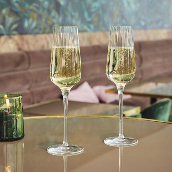 Champagnerglas Chef & Sommelier Symetrie Durchsichtig Glas 210 ml Champagner 6 Stück – Bild 3