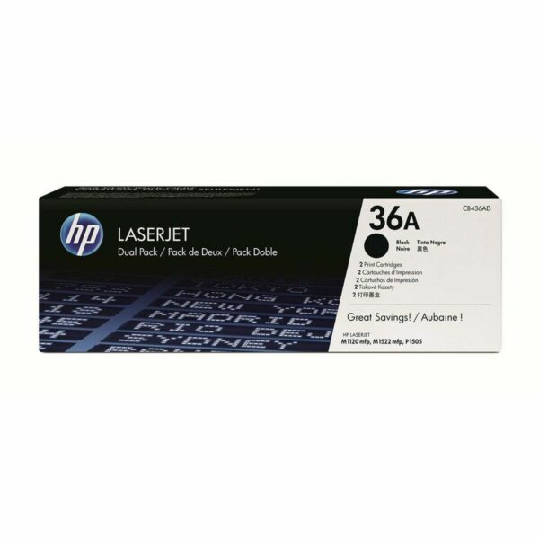 Original Toner HP CB436AD Schwarz – Bild 2