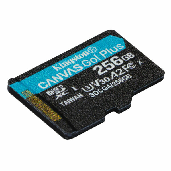 Mikro SD Speicherkarte mit Adapter Kingston SDCG4/256GB 256 GB – Bild 3