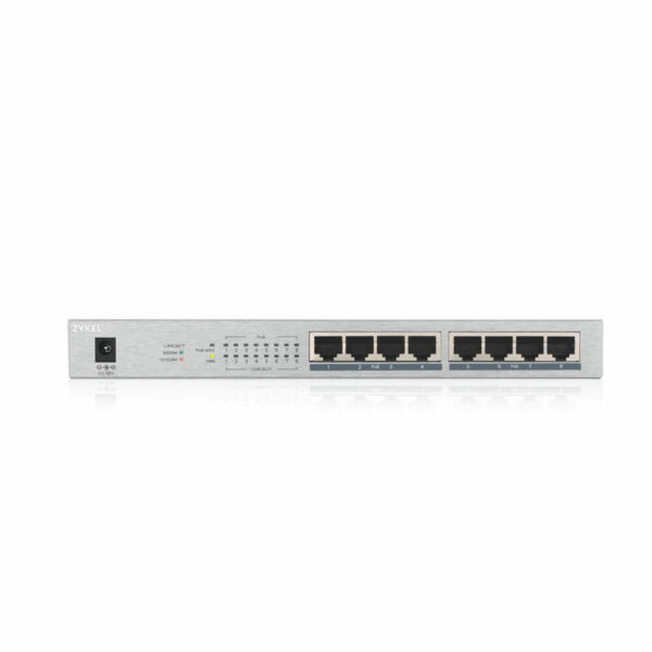 Switch ZyXEL GS1008HP-EU0101F 16 Gbps – Bild 2