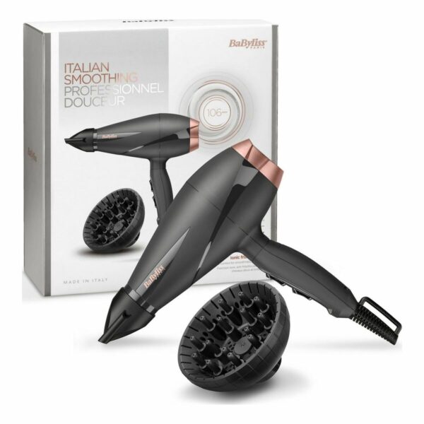 Fön Babyliss Smooth Pro 2100 Schwarz Rosa Schwarzweiß 2100 W – Bild 2