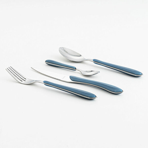 Besteck Amefa Eclat Marineblau Metall (24 pcs) – Bild 3
