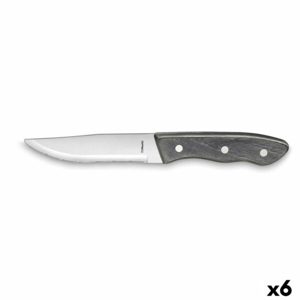 Steakmesser Amefa Hercule Braun Metall 6 Stück 25 cm (Pack 6x) – Bild 2