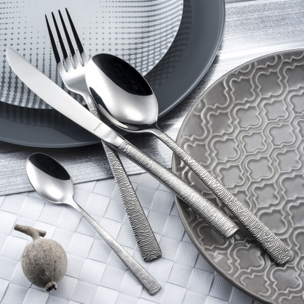 Löffel-Set Amefa Havane Jungle Metall Edelstahl 12 Stück – Bild 2