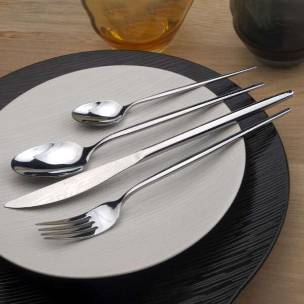 Löffel-Set Amefa Soprano Metall Edelstahl 12 Stück – Bild 2
