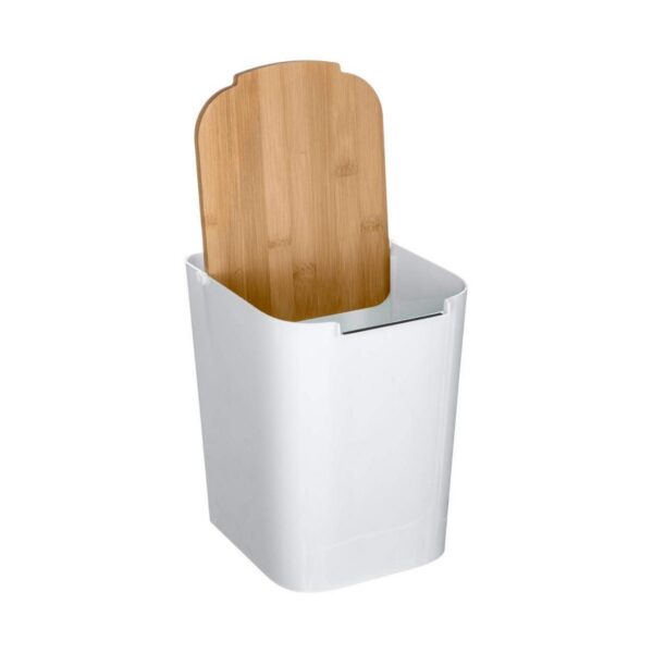 Mülltonne 5five Simply Smart Baltik Weiß natürlich 5 L (5 L) – Bild 2
