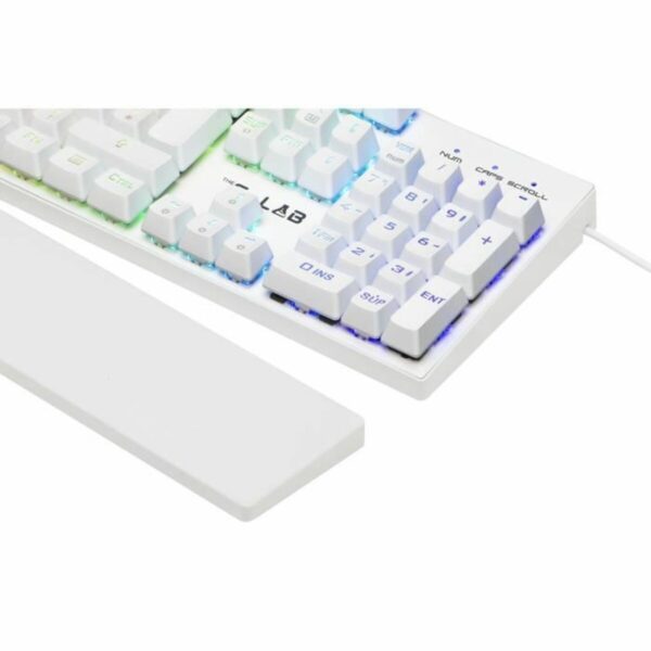 Mechanische Tastatur The G-Lab KEYZ RUBIDIUM Weiß Azerty Französisch – Bild 3