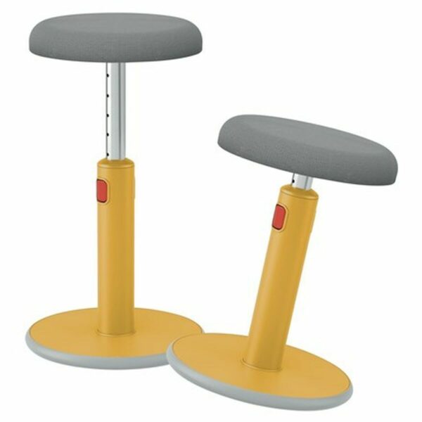 Ergonomischer Hocker Leitz Ergo Cosy Active Gelb Kunststoff – Bild 2