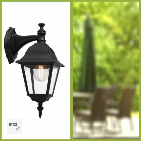 Wandleuchte Brilliant 44282/06 Schwarz Metall 60 W E27 – Bild 2